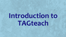 Introduction to TAGteach